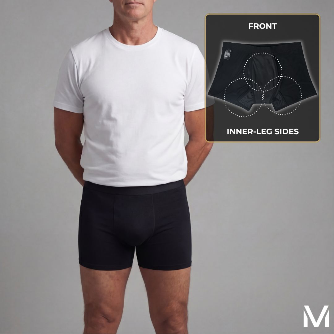 Boxer da uomo con protezione per tutto il giorno