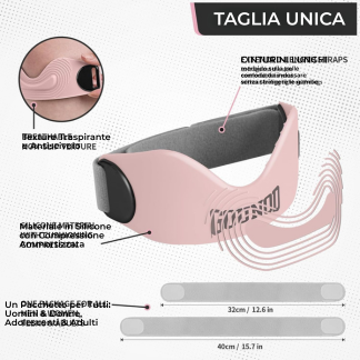 Cinghia di supporto rotulea per dolore al ginocchio e tendinite (2 cinghie incluse)