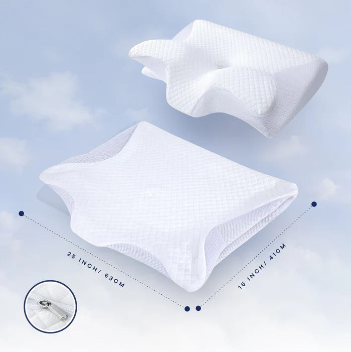 Funda de algodón suave y transpirable para la almohada OrthoSleep™