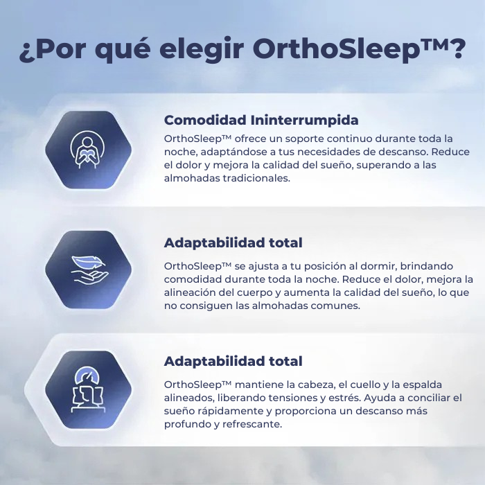 OrthoSleep™ - Alivio para el cuello