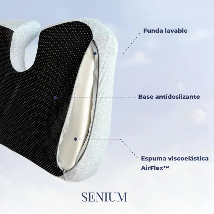 OrthoSupport™ – Almohada para la postura en silla de oficina