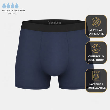 Boxer da uomo con protezione per tutto il giorno