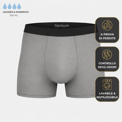 Boxer da uomo con protezione per tutto il giorno