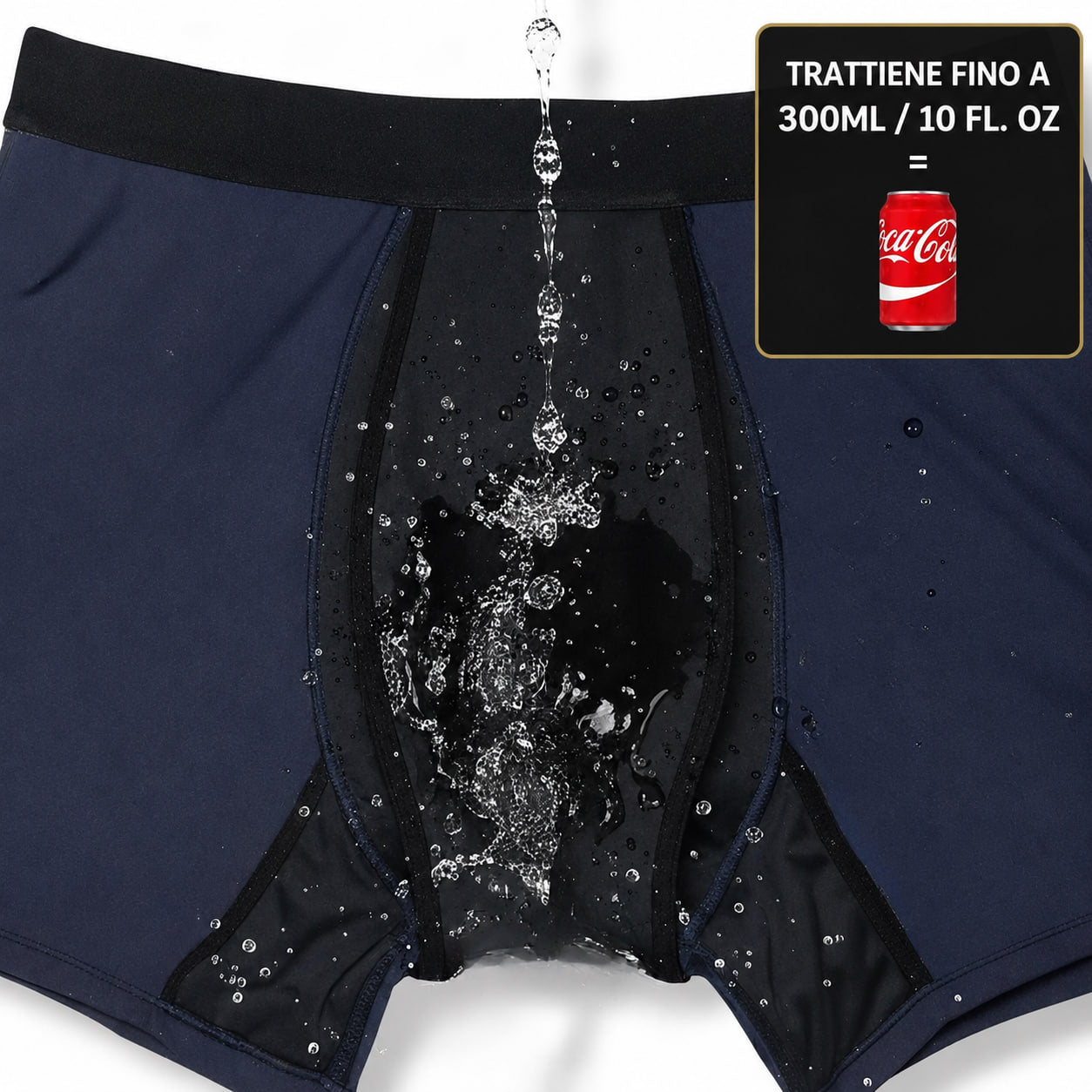 Boxer da uomo con protezione per tutto il giorno